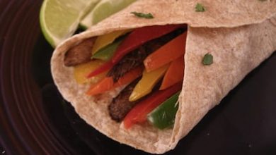 Photo of Fajitas au bifteck de portobello et aux poivrons