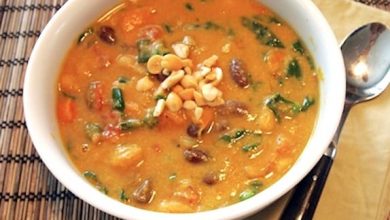 Photo of Soupe à la citrouille et aux arachides