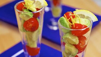 Photo of Parfaits à la salade d’avocat