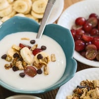 Ambrosia aux fruits et yogourt