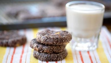 Photo of Biscuits végétaliens aux haricots noirs et aux pépites de chocolat
