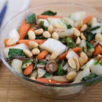 Sauté de bok choy et champignons