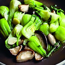 Photo of Bok Choy avec shiitake frais