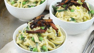 Photo of Bol Carbonara aux Champignons