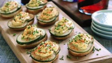 Photo of Bouchées de pois chiches farcies