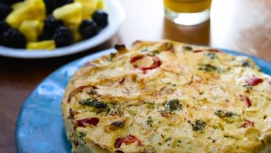Photo of Frittata au brocoli végétalien