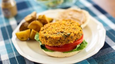 Photo of Burgers de quinoa et lentilles rouges