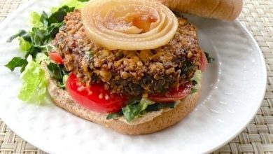 Photo of Burgers de quinoa, lentilles et champignons