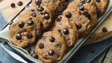 Photo of cookie aux pepites de chocolat et citrouille