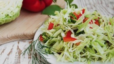 Photo of Salade de chou et poivron