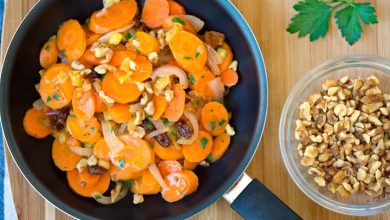 Photo of Carottes sautées aux fruits secs