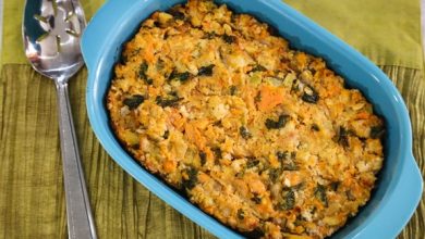 Photo of Casserole de farce au pain aux deux pommes de terre