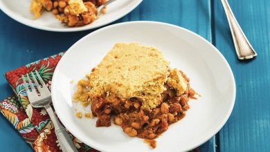 Photo of Casserole de haricots au four à l’érable et de pain de maïs