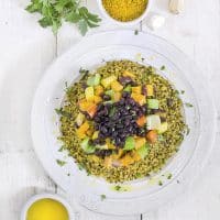 Casserole de quinoa aux légumes rôtis
