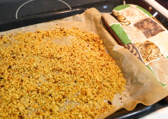 Miettes de quinoa croustillantes