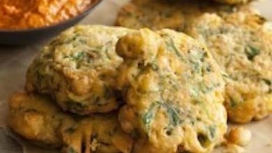 Photo of Beignets de pois chiches espagnols avec sauce romesco
