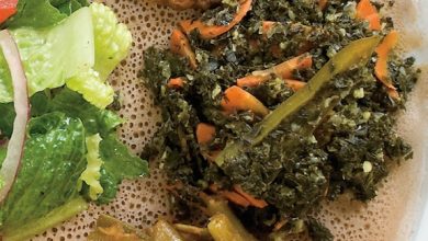Photo of Chou frisé tendre avec carottes, oignons et épices douces