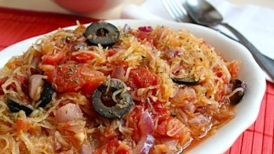 Photo of Courge spaghetti mijotée