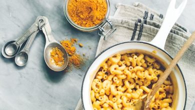 Photo of Mélange de macaroni et fromage végétalien bien conçu