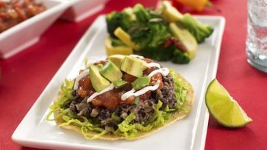 Photo of Tostadas aux haricots noirs