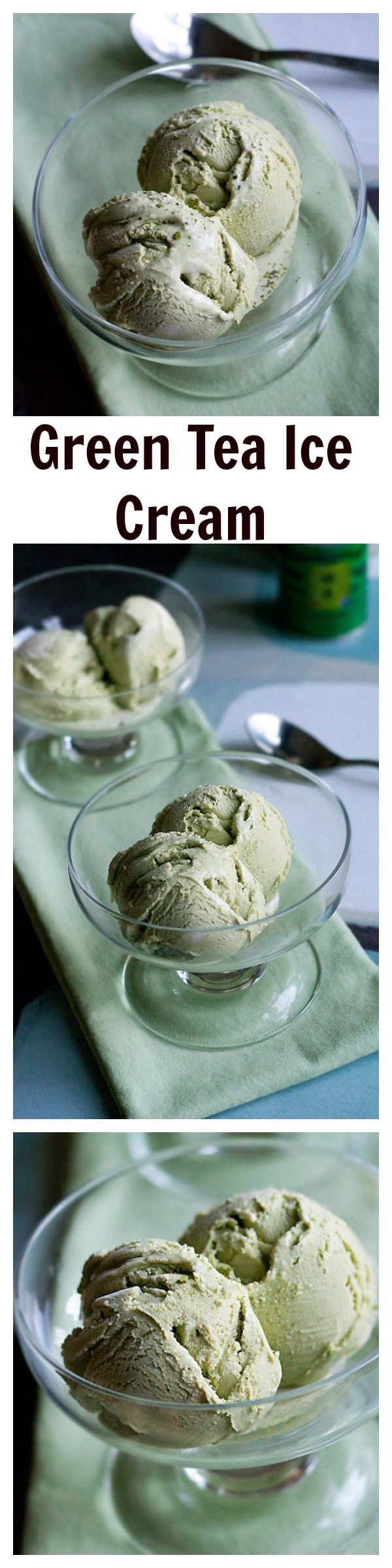 Recette de crème glacée au matcha (thé vert) la plus facile qui ne prend que 2 ingrédients et vous n'avez pas à payer 3 $ la cuillère |  rasamalaysia.com