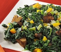 Photo of Dilip’s Lime Jerk Seitan avec Kale