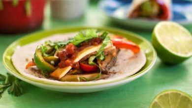 Photo of Fajitas au tofu ou au tempeh grésillant