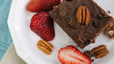 Photo of Gâteau aux brownies au chocolat végétalien