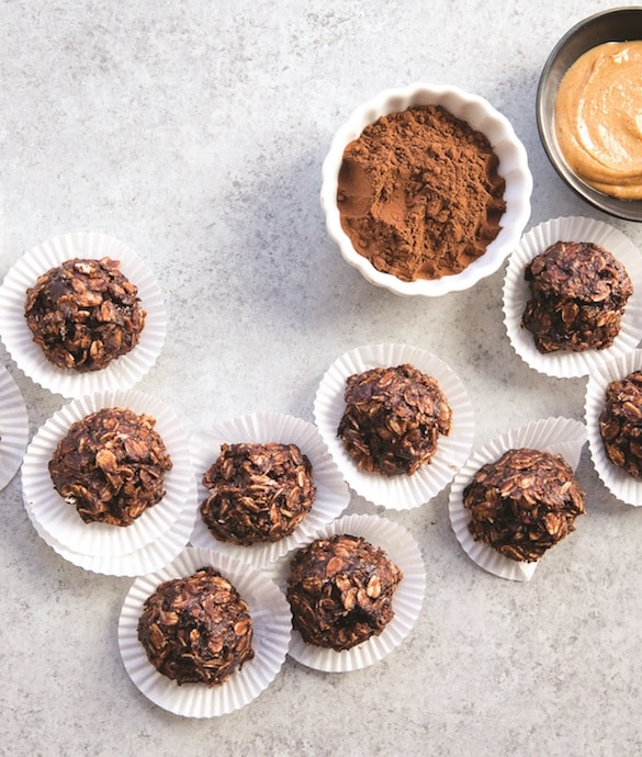 Gouttes de beurre d'arachide au chocolat sans cuisson