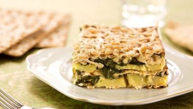 Photo of Gratin de matzo aux épinards, poireaux et pommes de terre