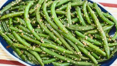 Photo of Haricots verts sautés au sésame