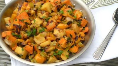 Photo of Pommes de terre rissolées aux poireaux et poivrons