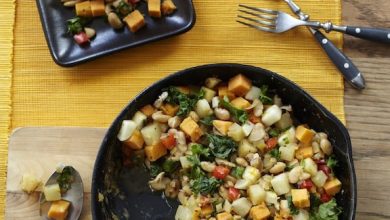 Photo of Hash de haricots blancs aux légumes