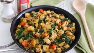 Photo of Hash de pommes de terre et tempeh à la poêle