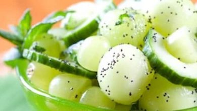 Photo of Salade de miellat avec vinaigrette aux graines de pavot