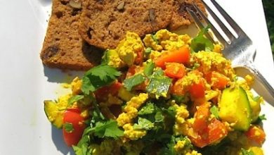 Photo of Tofu Scramble avec Jalapeño et Coriandre