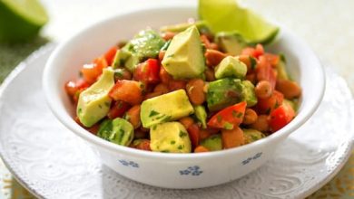 Photo of Salade d’avocat et de haricots pinto