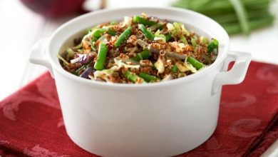 Photo of Quinoa au chou et haricots verts