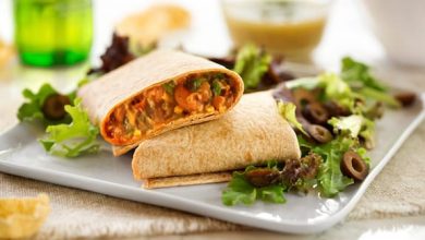 Photo of Burritos aux haricots végétaliens faciles