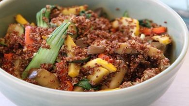 Photo of Sauté de quinoa rouge inca