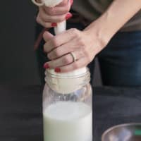 recette de lait de coco maison