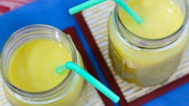 Photo of Lassi à la mangue sans produits laitiers