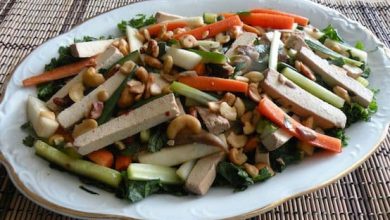 Photo of Légumes froids et tofu râpés à la chinoise