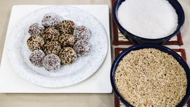 Photo of Maca-roons au cacao végétalien sans cuisson