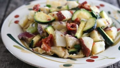 Photo of Salade de pommes de terre chaude à la méditerranéenne