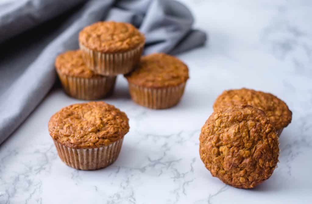 muffins au son végétaliens sains
