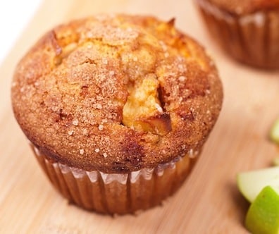 Muffin aux pommes Granny Smith