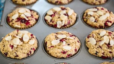 Photo of Muffins ou mini-pains à l’orange et aux canneberges