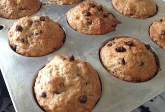 Photo of Muffins végétaliens au chia et aux bananes