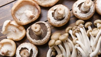 Photo of Nouilles chinoises fraîches aux champignons et épinards